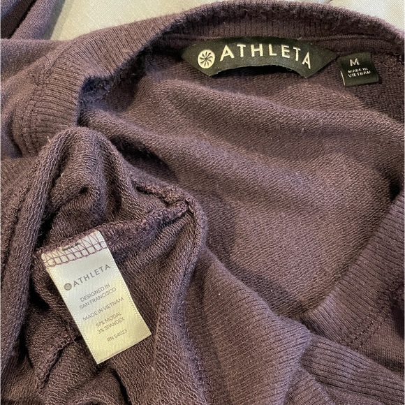 Athleta purple sweater - Like New, worn a couple of times. - Picture 5 of 5